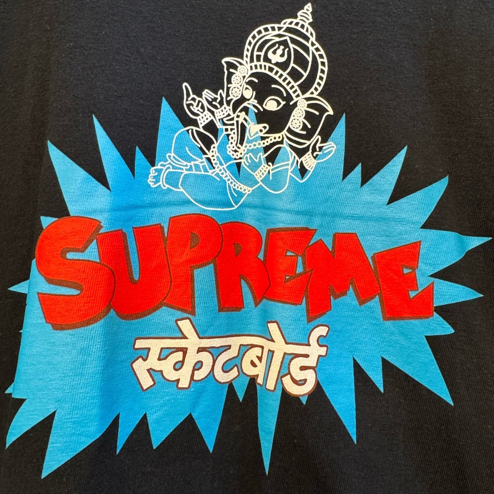Supreme Graphic Tee with Ganesh Design